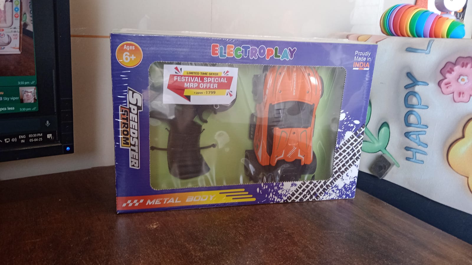 Electroplay Metal Body High-Speed RC Supercar with Remote Control Racing Car Electroplay Metal Body High-Speed RC Supercar with Remote Control Racing Car